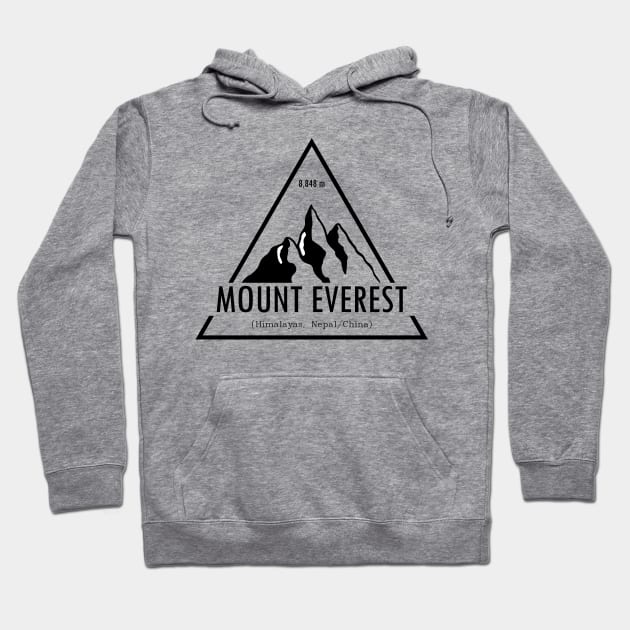 Mount Everest Hoodie by simbamerch